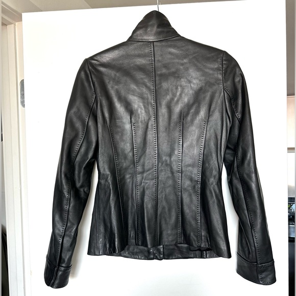 THEORY Leather Jacket - Picture 7 of 10